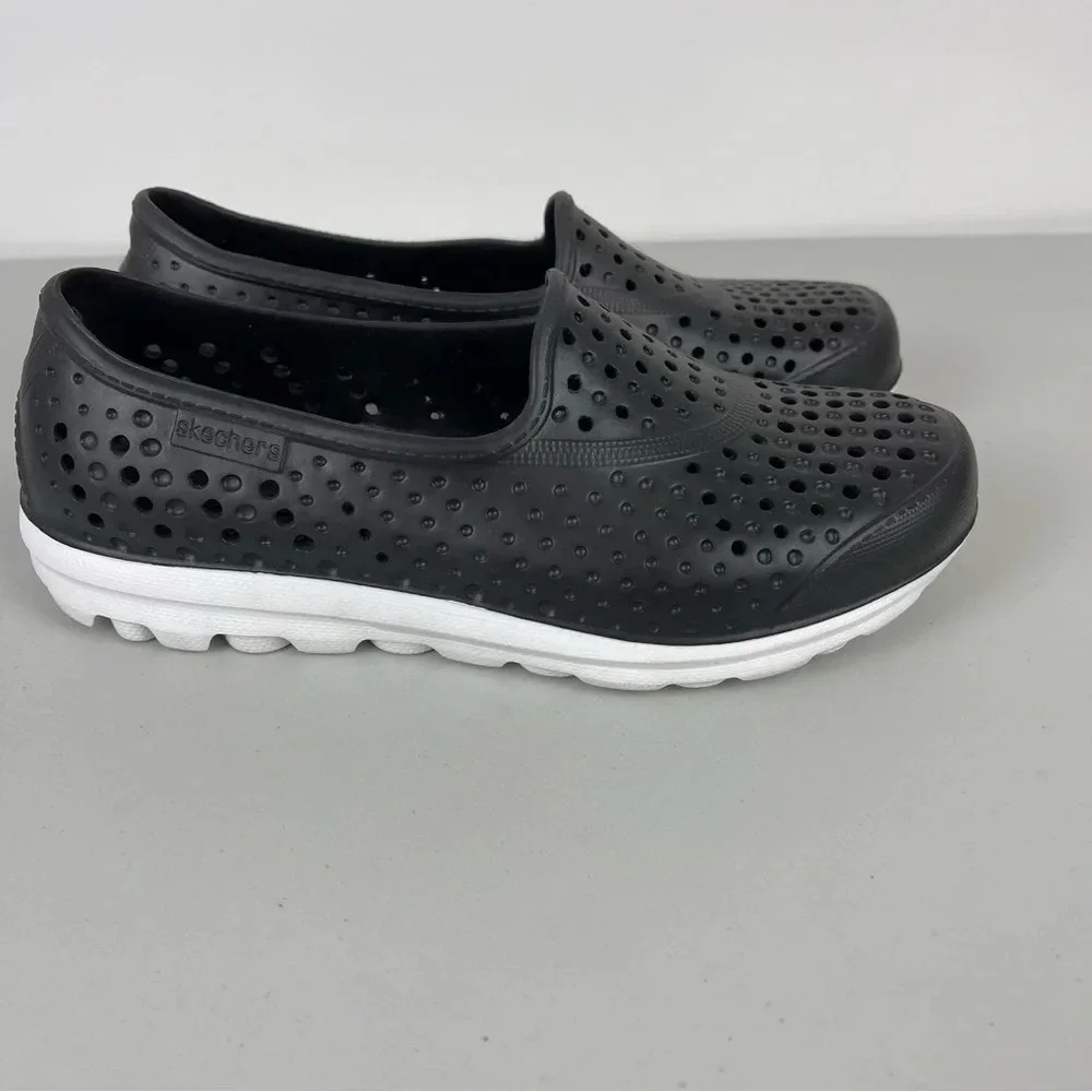 Skechers Performance Black H2 Go Slip On Water Shoes Unisex Size 3 Youth